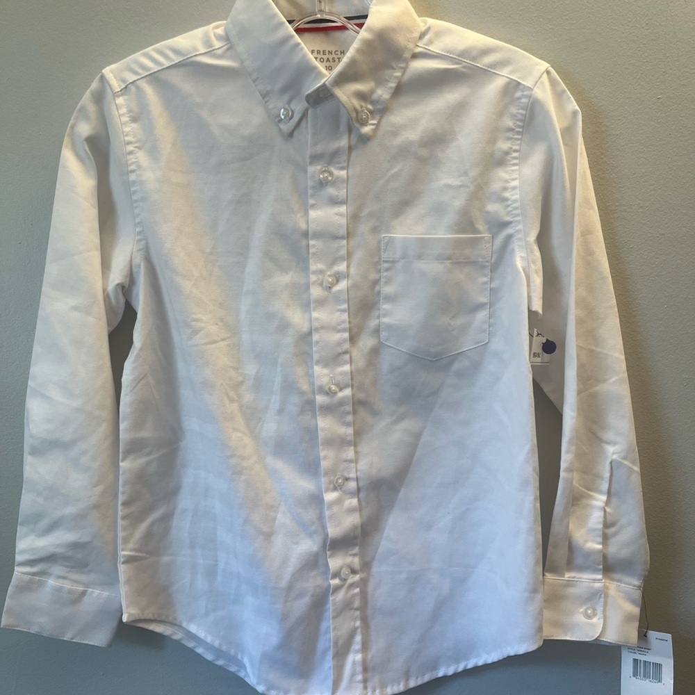 French Toast White Button Down Oxford Shirt
Boys size 10 Preppy Classic School